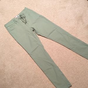 Green Skinny Jeggings